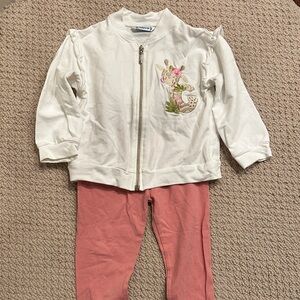 Mayoral Pink Elastic Waist Pants